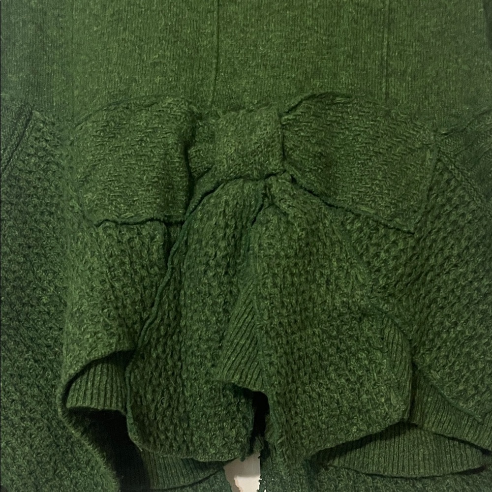 Anthropologie Moth Bow Green Women's Sweater - Picture 6 of 6